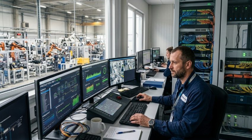 Интеграция автоматических линий: роль волоконной оптики и современных приемников в промышленной связи